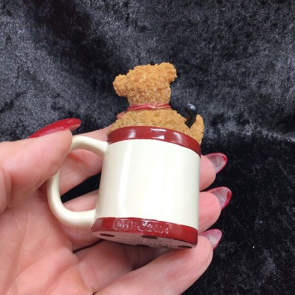 Boyd’s Bear Razz Bearies Carrie Out Figurine In Box 2004 2 Inch Vintage - Picture 5 of 11